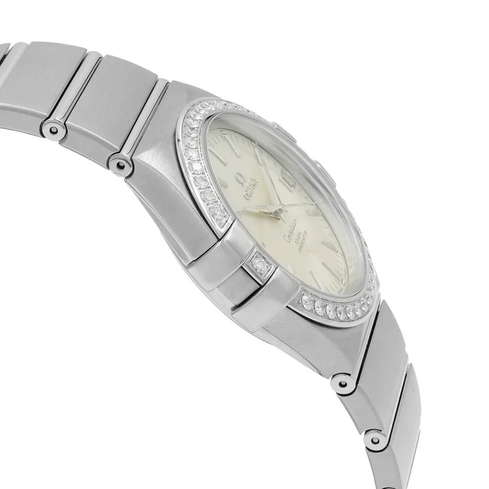 Omega Constellation Steel Diamond Silver Dial Ladies Watch 123.15.35.20.02.001 - Picture 7 of 8